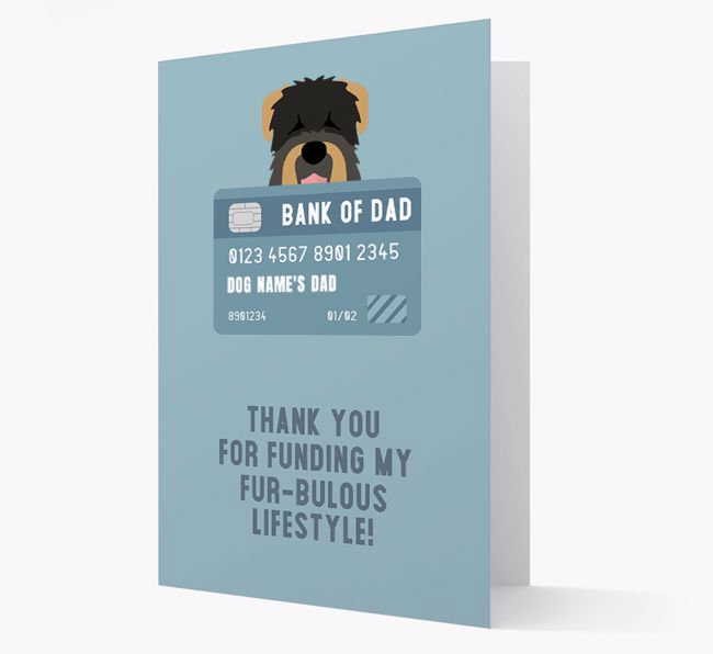 'Bank of Dad' - Personalised {breedFullName} Card